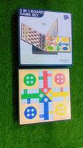 2-in-1 Ludo &amp; Chess Board Game