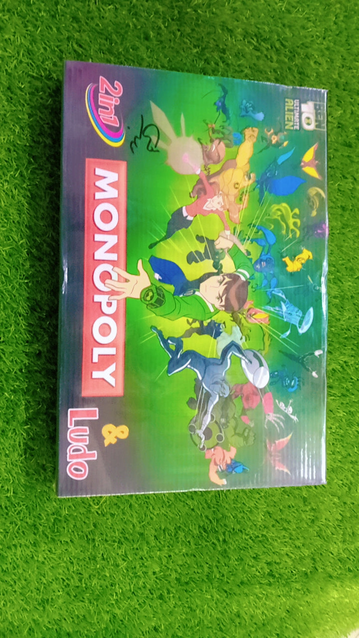 2-in-1 Monopoly &amp; Ludo Game