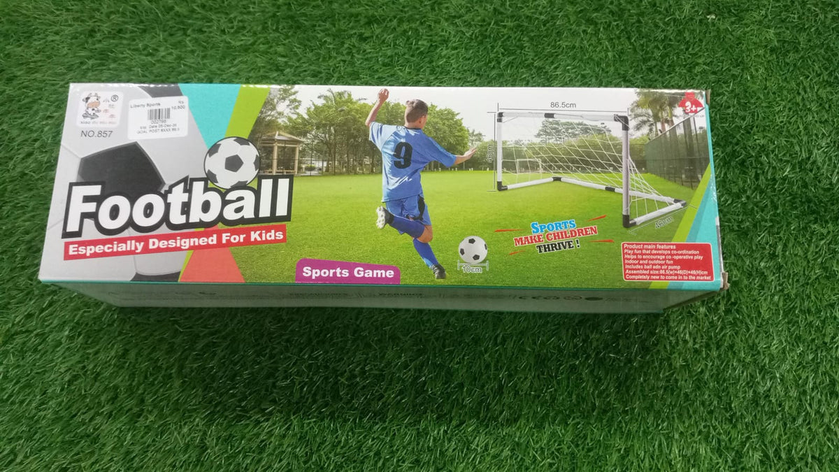 Kids Football Goal Set with Ball & Air Pump