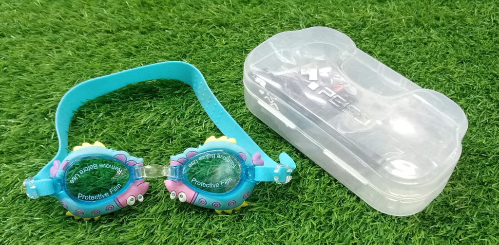 Kids Swimming Goggles with Protective Case