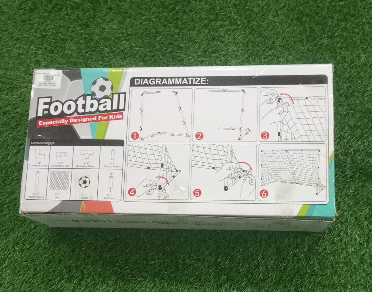 Kids Football Goal Set with Football, Net &amp; Pump